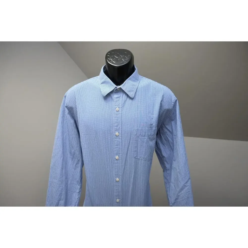 J Crew Thompson Dress Shirt Button‎ Up Plaid Front Pocket Long Sleeve Mens XL